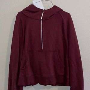 Lululemon oversized half zip scuba hoodie